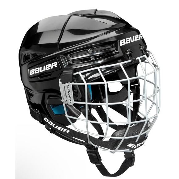 Bauer Prodigy Hockey Helmet Combo with Facemask Cage, Youth - Picture 1 of 12